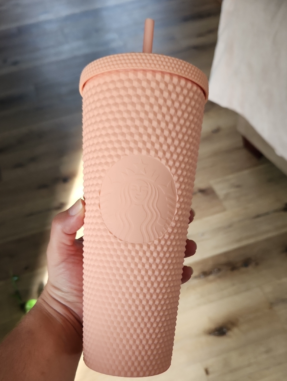 NWT 24oz Starbucks Matte Pink Studded Tumbler with Matching Straw 2020